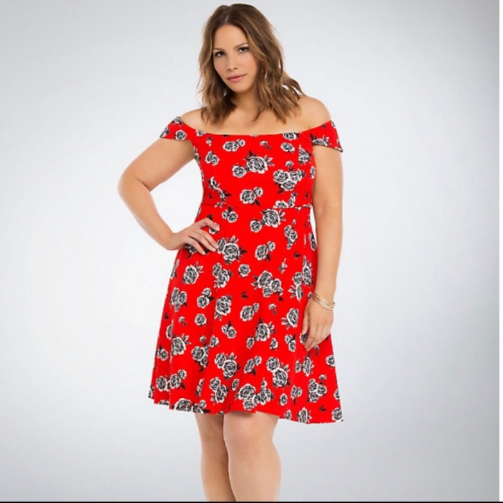 Red Rose Dress